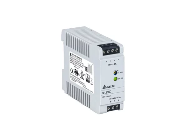 Power supply, 1Ph, 25W, DIN Rail, AC/DC, 5 Vdc, 5 A