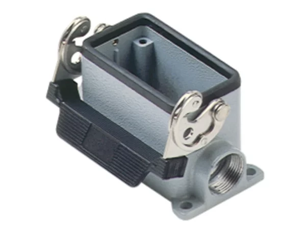 surface mounting housing, high, size 57.27, C-TYPE alu, 1 lever, 1xPG21 side