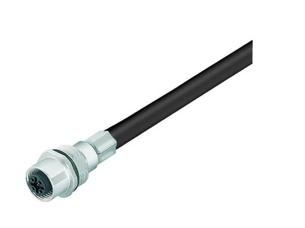 Female panel mount connector