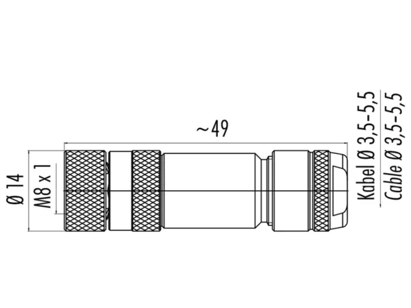 Female cable connector