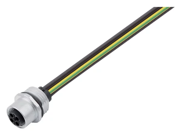 Female panel mount connector