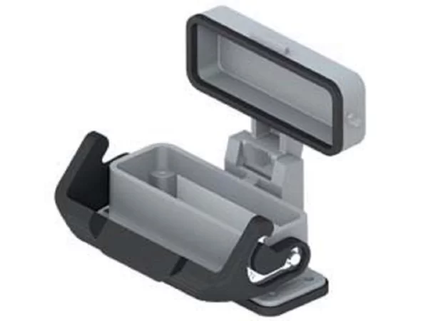 bulkhead mounting housing, size 66.16, IL-BRID alu, 1 lever, cover metal