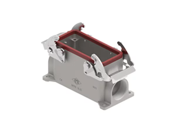 surface mounting housing, size 77.27, 180 °C alu, 2 levers, 1xM25 side