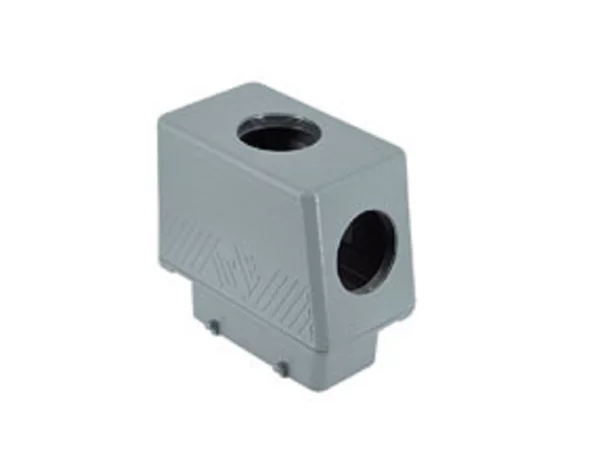 hood, size 77.27, BIG alu, 4 pegs, 2xM40 top, 2xM40 side, extended terminal compartment