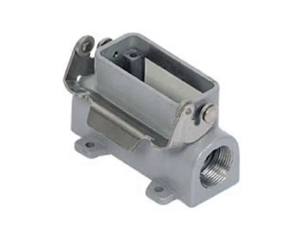 surface mounting housing, size 49.16, CZ7 alu, 1 rigid lever, 2xM25 side