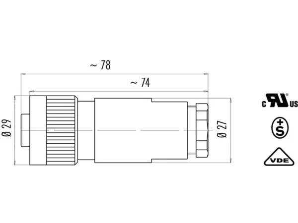 Female cable connector