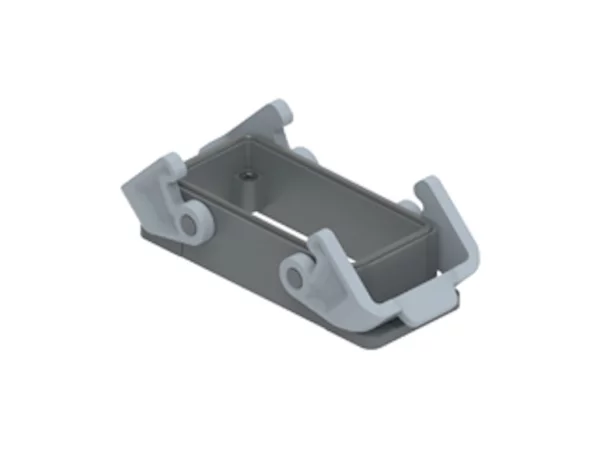 bulkhead mounting housing, size 77.27, T-TYPE plastic, 2 levers, PE-jumper