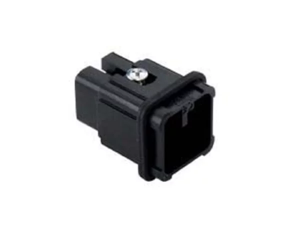 male insert, size 21.21, 7p+PE, crimp, 10A, 250V, black
