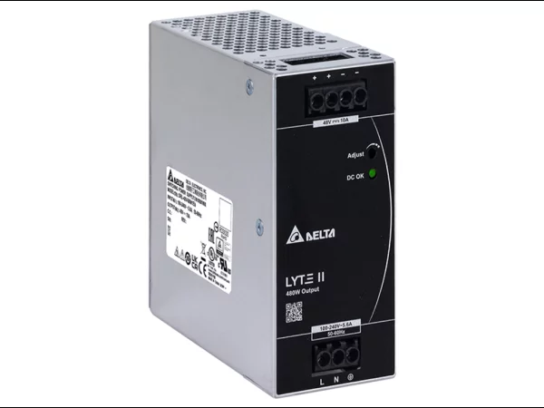 Power supply, 1Ph, 480W, DIN Rail, AC/DC, 48 Vdc, 10 A