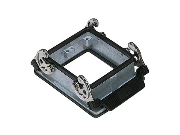 bulkhead mounting housing, size 77.62, C-TYPE alu, 2 levers