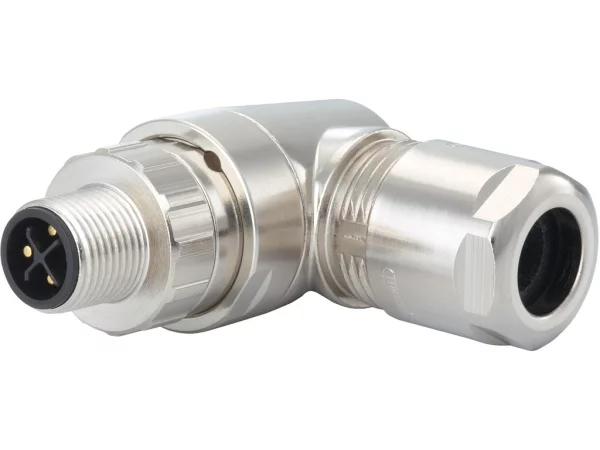 Right Angle Connector, Male Thread