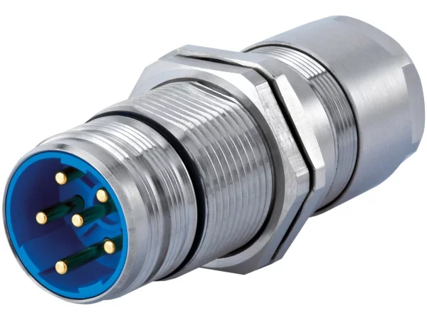 Twilock-S, Panel Connector, Male Thread, with Strain Relief