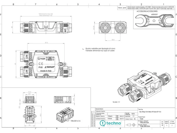Junction box 4 ways