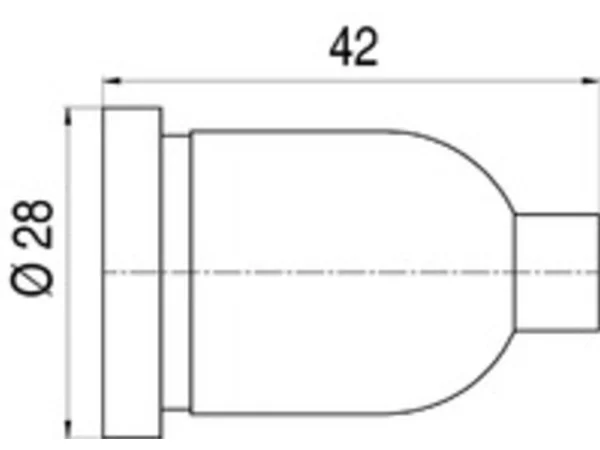 Protection cap - screw termination side for panel mount 
connectors
