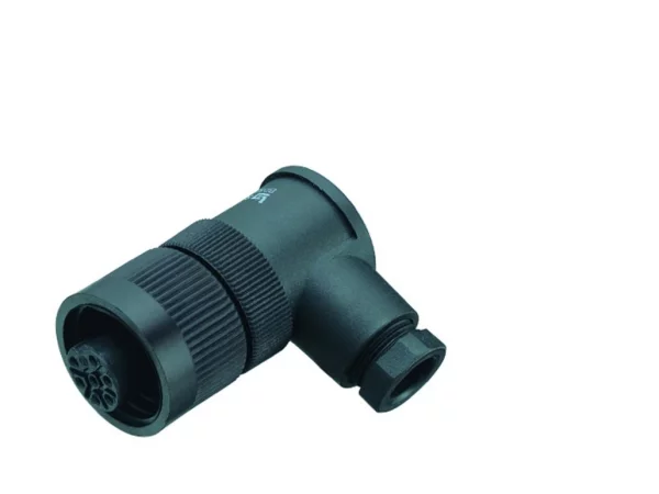 Female angled connector