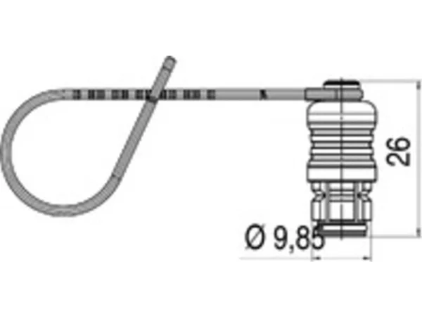 Protection cap for male cable connector