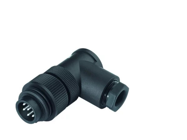 Male angled connector