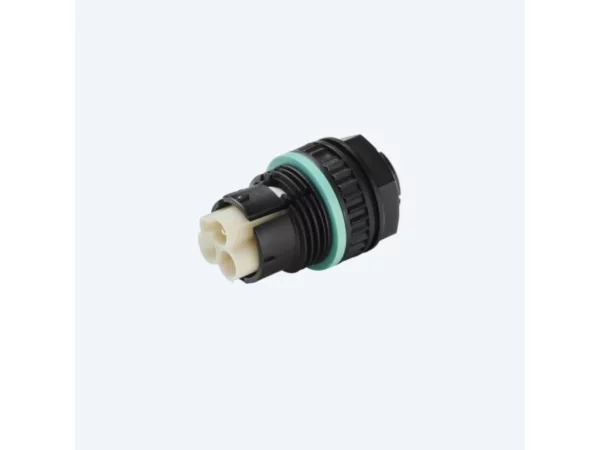 Mini plug connector panel-mounted