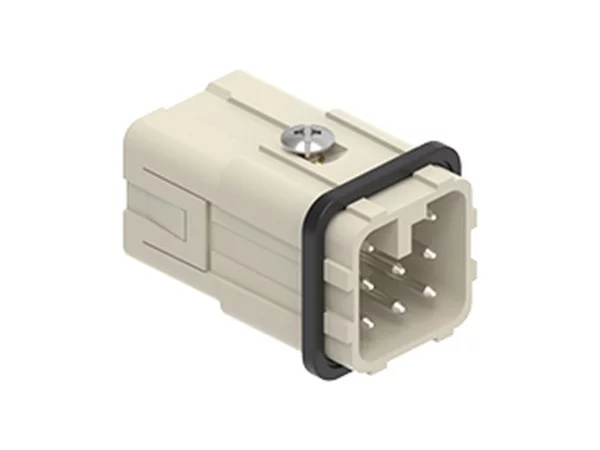 male insert, size 21.21, 7+PE, AXYR® push-in connection, 10A, 250V