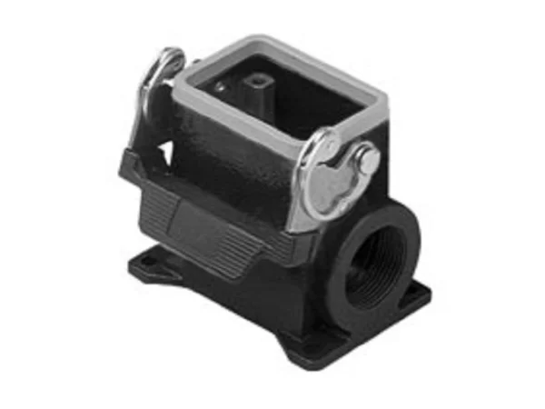 surface mounting housing, high, size 44.27, W-TYPE alu, 1 lever, 1xM32 side