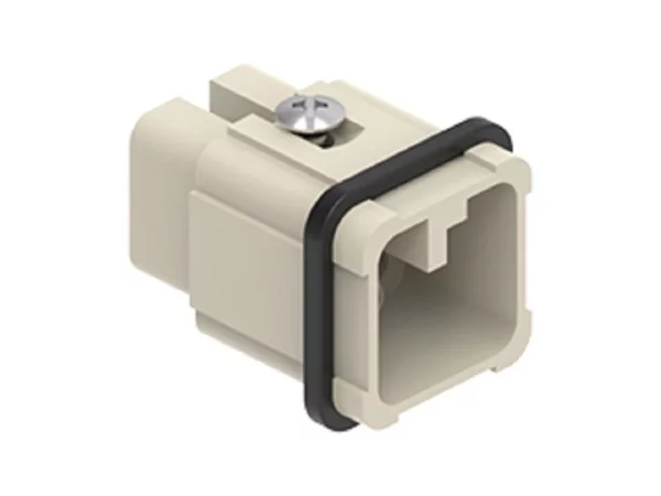 male insert, size 21.21, 7p+PE, crimp, 10A, 250V