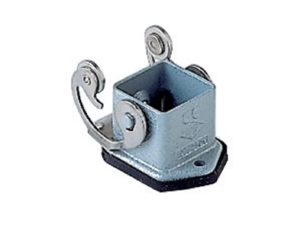 bulkhead mounting housing, size 21.21, CKA zinc, 1 lever stainless steel