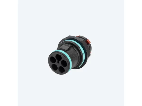 Mini plug connector panel-mounted 4p screw M20