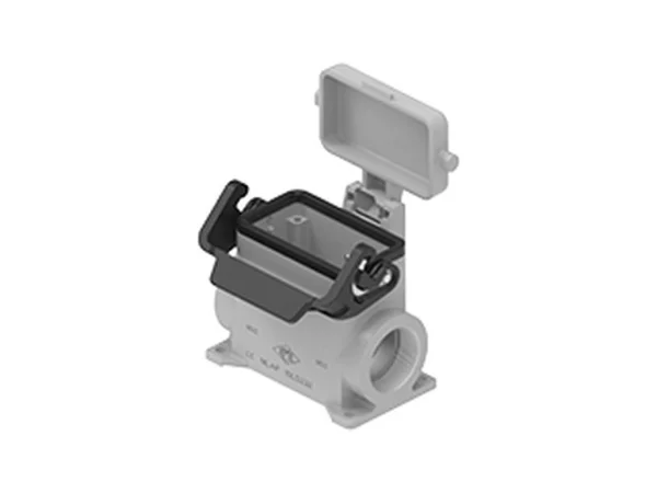 surface mounting housing, size 57.27, IL-BRID stainless steel, 1 lever, 2xM32 side