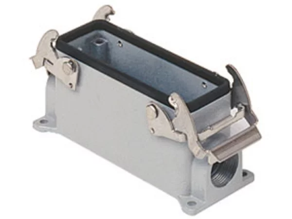 surface mounting housing, size 77.27, V-TYPE alu, 2 levers, 1xM25 side