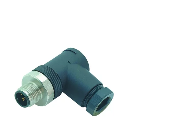 Male angled connector