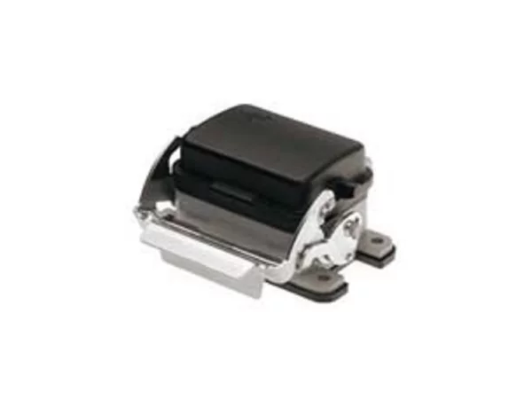 bulkhead mounting housing, size 44.27, V-TYPE alu, 1 lever, spring cover