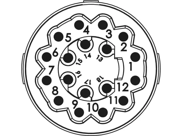 Inserts 18-pole
