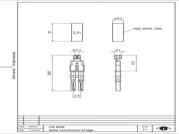 delta bridge, for inserts CQF 12 and CDDF 24-108