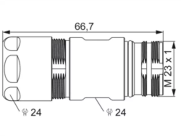Twilock, Straight Connector, Male Thread