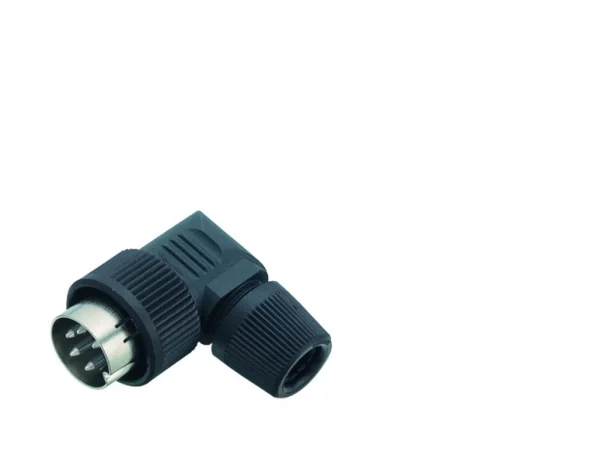 Male angled connector