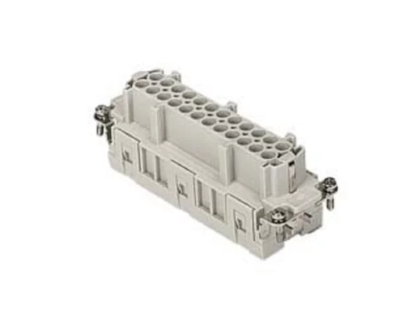 female insert, size 104.27, 24p+PE, crimp, 16A, 500V, HNM