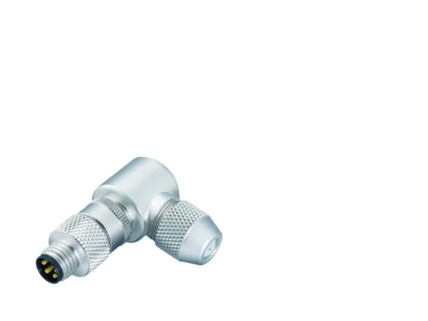 Male angled connector