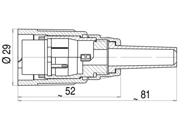 Female cable connector