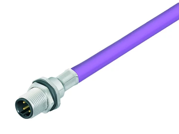 Male panel mount connector