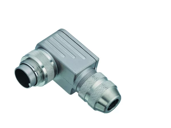 Male angled connector