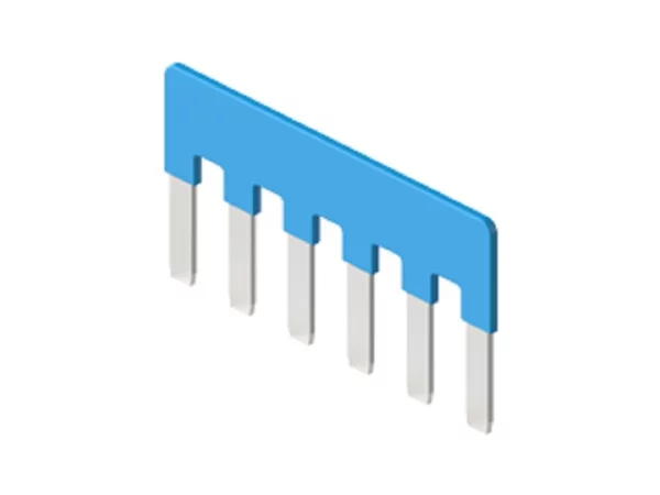 parallel bridge, for 6 contacts, 10A, 50V, for inserts CDSH, blue