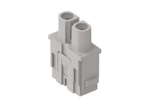 female insert, MIXO, 1MU, 2p, crimp, 40A, 1000V