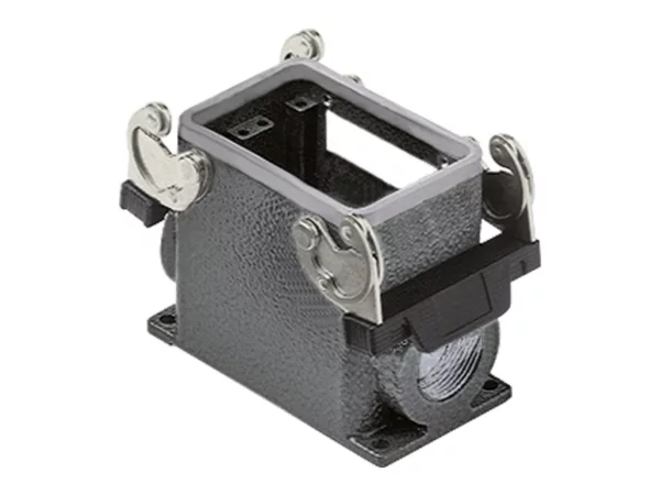 surface mounting housing, size 66.40, E-Xtreme alu, 2 levers, 1xM32 side
