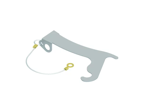 locking device, for housings size 104.27 with central lever, with eyelet