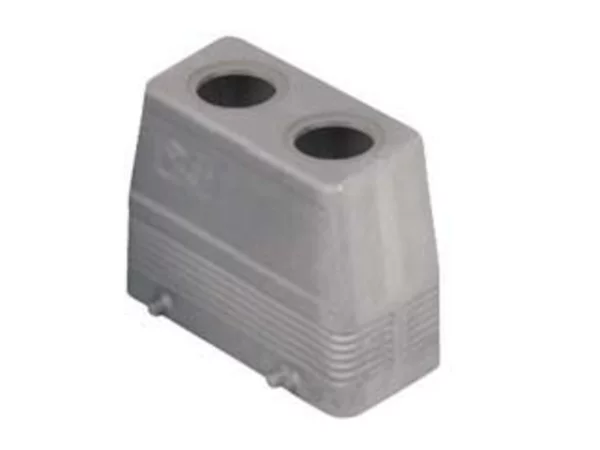 hood, high, size 77.27, EMC alu, 4 peg, 2xM25 top, without adaptor