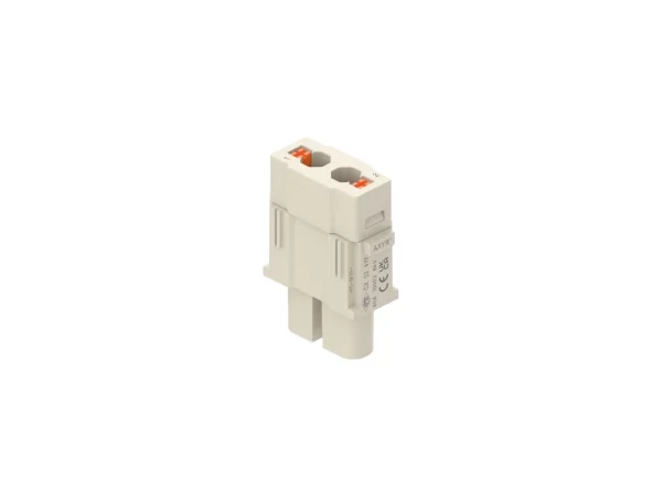 female insert, MIXO, 1MU, 2p,  AXYR® push-in connection, 40A, 1000V