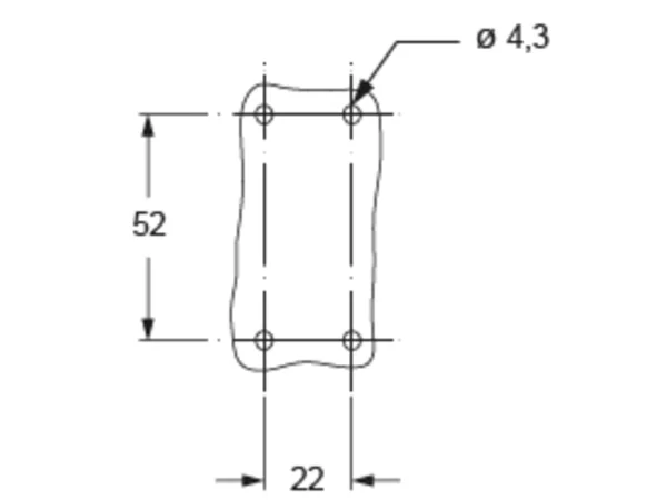 connector carrier,  COB plastic, for 3x21.21 inserts, for mounting on DIN rail