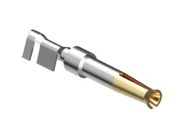 female contact, 0,08-0,21mm², stampt, crimp, 5A, for 50 cycle of connector, on coil