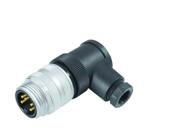 Male angled connector