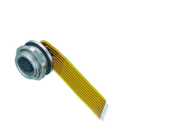 Female panel mount connector